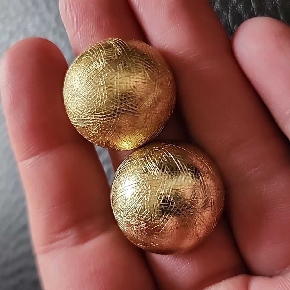 Vtg Whiting & Davis Clip On Earrings View 6
